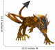Yellow Fantasy Dragon Wall Decal