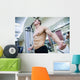 Man in Gym Wall Mural