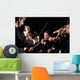 Conductor directing symphony orchestra Wall Mural