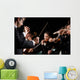 Conductor directing symphony orchestra Wall Mural