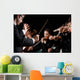 Conductor directing symphony orchestra Wall Mural