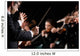Conductor directing symphony orchestra Wall Mural