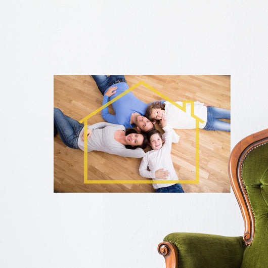 Familie im Eigenen Haus