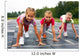 girls starting to run on track Wall Mural