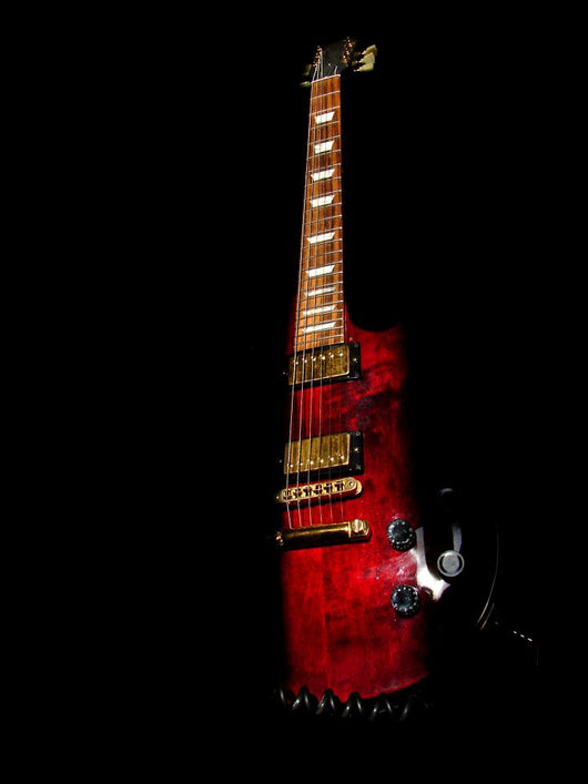 Standing Guitar Wall Mural