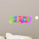 Welcome Colorful Background Banner Wall Mural