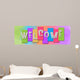 Welcome Colorful Background Banner Wall Mural