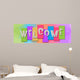 Welcome Colorful Background Banner Wall Mural