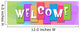 Welcome Colorful Background Banner Wall Mural