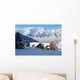 Chalets in Mountains Wall Mural