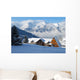 Chalets in Mountains Wall Mural