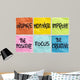 inspire, motivate, improve notes Wall Mural
