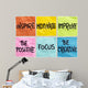 inspire, motivate, improve notes Wall Mural