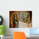 Arched Cobblestone Street Tuscan Wall Mural