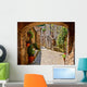 Arched Cobblestone Street Tuscan Wall Mural