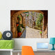 Arched Cobblestone Street Tuscan Wall Mural