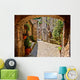 Arched Cobblestone Street Tuscan Wall Mural