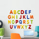 Primary Colors Alphabet Wall Decal