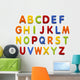 Primary Colors Alphabet Wall Decal