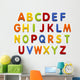 Primary Colors Alphabet Wall Decal