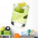 Classic margarita cocktail with salty rim Wall Decal