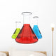 Chemistry Flasks Wall Decal