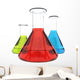 Chemistry Flasks Wall Decal