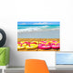 Flip Flops on Boardwalk Wall Mural