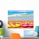 Flip Flops on Boardwalk Wall Mural
