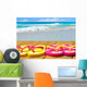 Flip Flops on Boardwalk Wall Mural