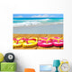 Flip Flops on Boardwalk Wall Mural