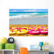 Flip Flops on Boardwalk Wall Mural
