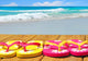 Flip Flops on Boardwalk Wall Mural