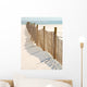Dune Fence on Beach Wall Mural