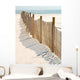 Dune Fence on Beach Wall Mural