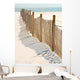 Dune Fence on Beach Wall Mural