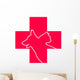 pets cross veterinary Wall Decal