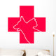 pets cross veterinary Wall Decal