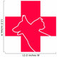 pets cross veterinary Wall Decal