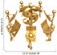 Accounting Team With Golden Calculators Dollar Symbol Wall Decal