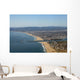 Aerial View of Santa Monica and Marina Del Rey Wall Mural