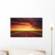 running track sunset Wall Mural