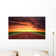 running track sunset Wall Mural