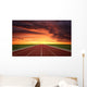 running track sunset Wall Mural