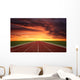 running track sunset Wall Mural