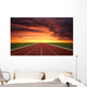 running track sunset Wall Mural