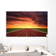 running track sunset Wall Mural