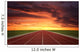 running track sunset Wall Mural