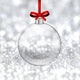 Silver Christmas with Glass