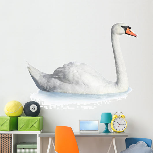 Bird swan Wall Decal